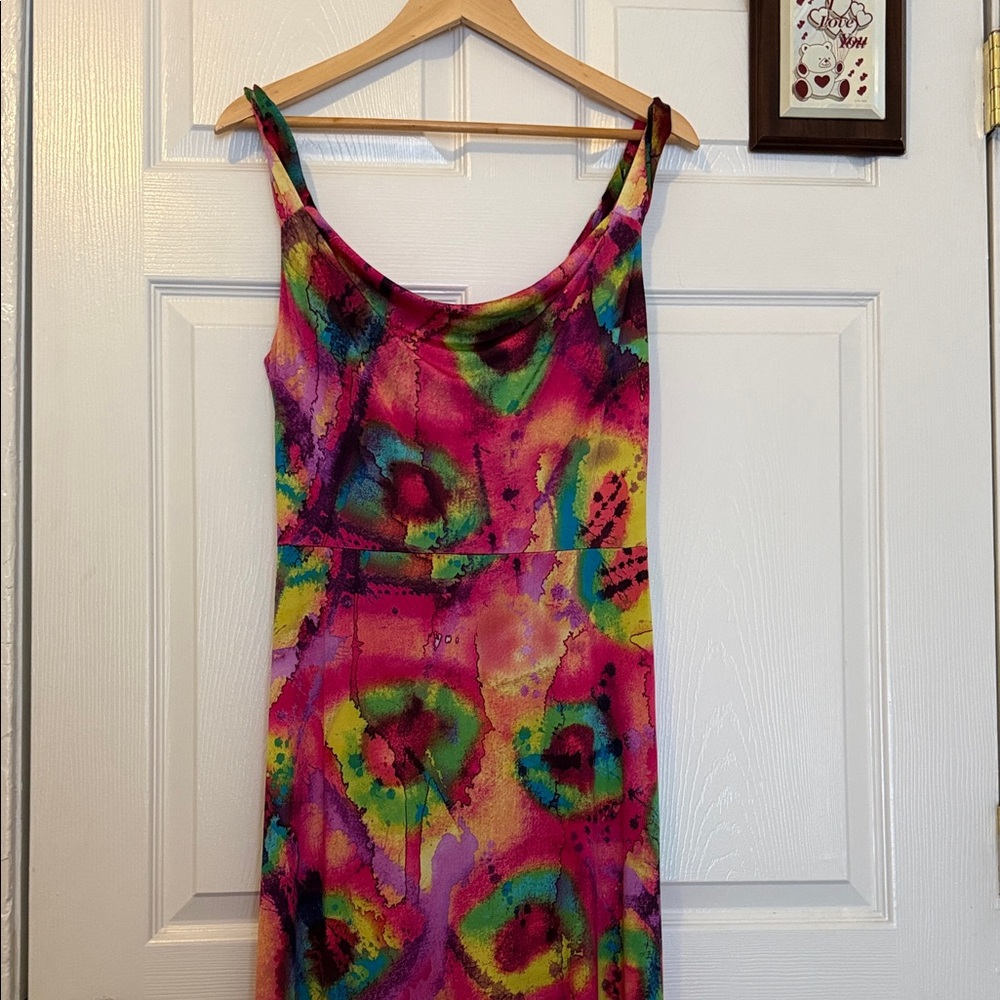 Vibrant Multicolor Sleeveless Dress